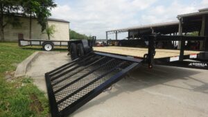 7×16 Dovetail Utility Trailer with Side Gate (2) 3500lb Axle 7k GVWR - Image 10