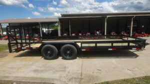 7×20 Heavy Duty Dovetail Utility Trailer Side Baskets (2) 5,200lb Axles Brakes - Image 3