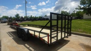 7×20 Heavy Duty Dovetail Utility Trailer Side Baskets (2) 5,200lb Axles Brakes - Image 7