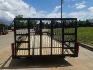 7×20 Heavy Duty Dovetail Utility Trailer Side Baskets (2) 5,200lb Axles Brakes - Image 8