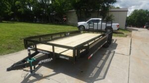 7×20 Heavy Duty Dovetail Utility Trailer Side Baskets (2) 5,200lb Axles Brakes - Image 10