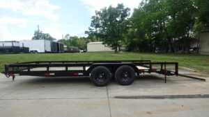 7×20 Heavy Duty Dovetail Utility Trailer Side Baskets (2) 5,200lb Axles Brakes - Image 15