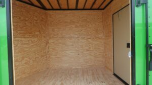 Enclosed Trailer 8.5′ X 30′ Lime Green Hybrid Drone and Equipment Hauler - Image 14