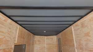 8.5X36 White With Black Out Enclosed Trailer With Escape Doors E Track Floor (3) 7K Axles 21K GVWR - Image 13