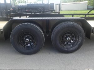 7×20 Heavy Duty Straight Deck Utility Trailer (2) 5,200lb Axles With (2) Side Gates 10K GVWR - Image 11