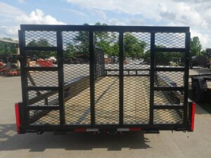 7×20 Heavy Duty Straight Deck Utility Trailer (2) 5,200lb Axles With (2) Side Gates 10K GVWR - Image 6