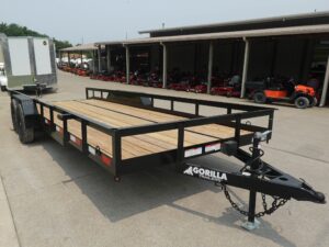7×20 Heavy Duty Dovetail Utility Trailer (2) 5,200lb Axles with Brakes 10k GVWR - Image 5
