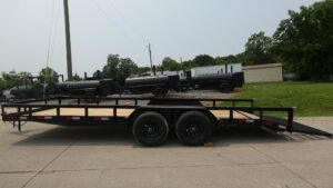 7×20 Heavy Duty Dovetail Utility Trailer (2) 5,200lb Axles with Brakes 10k GVWR - Image 14