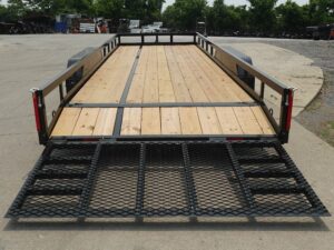 7×20 Heavy Duty Dovetail Utility Trailer (2) 5,200lb Axles with Brakes 10k GVWR - Image 12