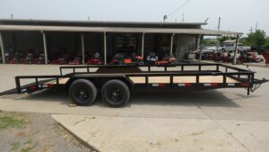 7×20 Heavy Duty Dovetail Utility Trailer (2) 5,200lb Axles with Brakes 10k GVWR - Image 7