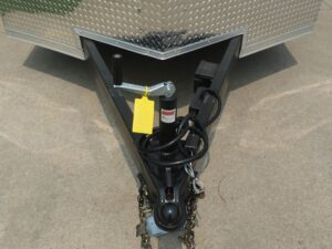 7×16 Tandem White V-Nose Hybrid Enclosed Trailer - Image 14