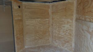7×16 Tandem White V-Nose Hybrid Enclosed Trailer - Image 15