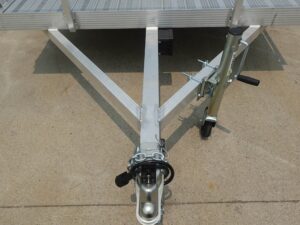 7′ x 18′ All Aluminum Utility Trailer Dual Axle Straight Deck - Image 13