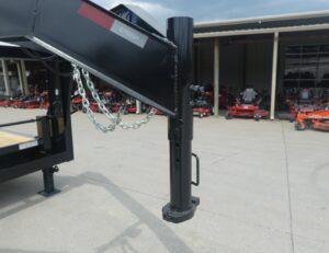 7×20 Gooseneck Equipment Trailer (2) 7K Axles with Brakes & Mini King Kong Ramps 14K GVWR - Image 12