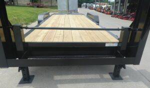 7×20 Gooseneck Equipment Trailer (2) 7K Axles with Brakes & Mini King Kong Ramps 14K GVWR - Image 7