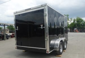 7X12 V-Nose Enclosed Cargo Trailer (2) 3,500LB Axles - Image 7