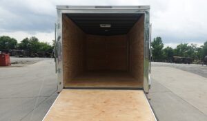 7X12 V-Nose Enclosed Cargo Trailer (2) 3,500LB Axles - Image 13