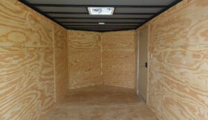 7X12 V-Nose Enclosed Cargo Trailer (2) 3,500LB Axles - Image 14