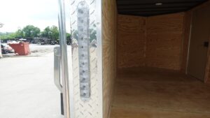 7X12 V-Nose Enclosed Cargo Trailer (2) 3,500LB Axles - Image 15