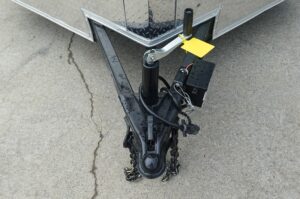8.5×12 Black V-Nose Enclosed Trailer with Elect Pkg (2) 3500lb Axles Storage - Image 13