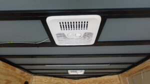 8.5×12 Black V-Nose Enclosed Trailer with Elect Pkg (2) 3500lb Axles Storage - Image 17