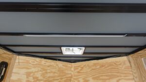 8.5×12 Black V-Nose Enclosed Trailer with Elect Pkg (2) 3500lb Axles Storage - Image 21