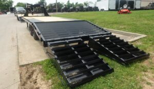 8.5×25 Gooseneck Deckover Dovetail Trailer (2) 10K Axles King Kong Ramps 20K GVWR - Image 8
