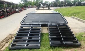 8.5×25 Gooseneck Deckover Dovetail Trailer (2) 10K Axles King Kong Ramps 20K GVWR - Image 9