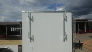 8.5′ x 20′ White V-Nose Hybrid Enclosed Trailer – Dual 7K Axles - Image 13