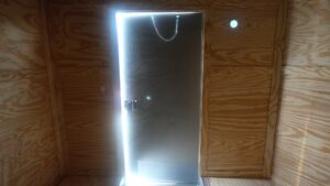 8.5′ x 20′ White V-Nose Hybrid Enclosed Trailer – Dual 7K Axles - Image 21