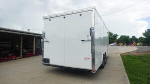 8.5×20 White Enclosed Trailer (2) 5200LB With 7 Interior Height 10K GVWR - Image 10