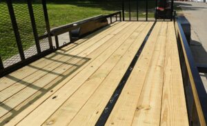 7×20 Dovetail Utility Trailer with Side Gate (2) 3,500lb Axles 7K GVWR - Image 18