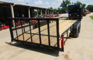 7×20 Dovetail Utility Trailer with Side Gate (2) 3,500lb Axles 7K GVWR - Image 5