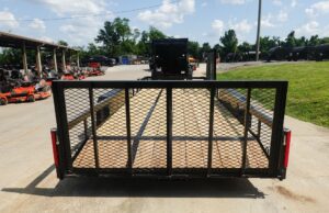 7×20 Dovetail Utility Trailer with Side Gate (2) 3,500lb Axles 7K GVWR - Image 6