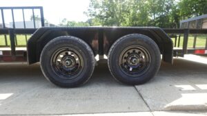 7×20 Dovetail Utility Trailer with Side Gate (2) 3,500lb Axles 7K GVWR - Image 20