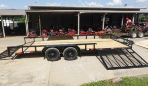 7×20 Dovetail Utility Trailer with Side Gate (2) 3,500lb Axles 7K GVWR - Image 14