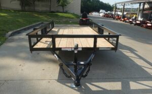 6.4×12 Straight Deck Utility Trailer 3,500lb Axles Tall Gate - Image 4