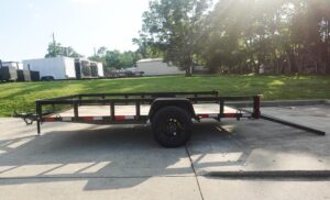 6.4×12 Straight Deck Utility Trailer 3,500lb Axles Tall Gate - Image 6