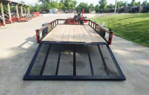 6.4×12 Straight Deck Utility Trailer 3,500lb Axles Tall Gate - Image 8