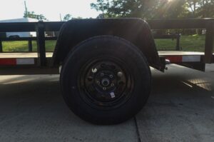 6.4×12 Straight Deck Utility Trailer 3,500lb Axles Tall Gate - Image 13