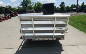 5′ x 10′ Aluminum Utility Trailer W Gate and Mag Wheels 3500lb Axle - Image 5