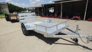 5′ x 10′ Aluminum Utility Trailer W Gate and Mag Wheels 3500lb Axle - Image 3