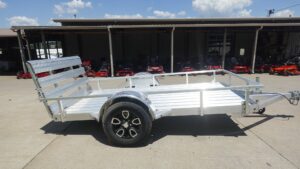 5′ x 10′ Aluminum Utility Trailer W Gate and Mag Wheels 3500lb Axle - Image 6