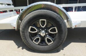 5′ x 10′ Aluminum Utility Trailer W Gate and Mag Wheels 3500lb Axle - Image 15