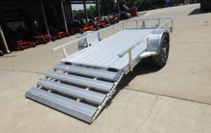 5′ x 10′ Aluminum Utility Trailer W Gate and Mag Wheels 3500lb Axle - Image 10