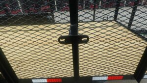 6.4×16 Dovetail Utility Trailer with 4ft Mesh Side (2) 3,500lb Axles - Image 16