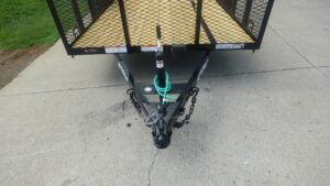 6.4×14 Dovetail Utility Trailer with 2ft Mesh Sides (2) 3500lb Axle - Image 12