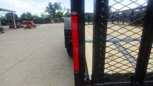 6.4×14 Dovetail Utility Trailer with 2ft Mesh Sides (2) 3500lb Axle - Image 14