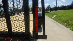 6.4×16 Straight Deck Utility Trailer 6ft Mesh Sides (2) 3,500lb Axles - Image 12