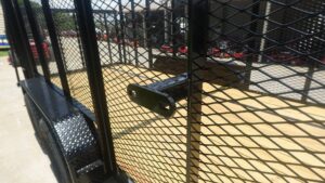 6.4×16 Straight Deck Utility Trailer 6ft Mesh Sides (2) 3,500lb Axles - Image 15